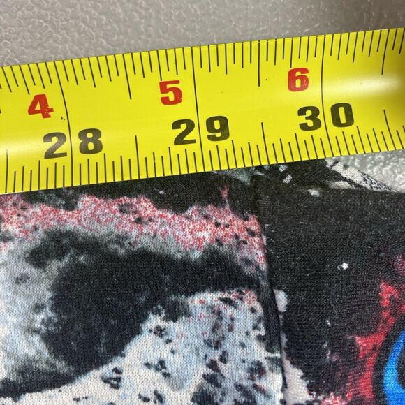 PAPER + TEE Graffiti Hoodie Pullover Long Sleeves Sweatshirt Streetwear Women 3X - Picture 5 of 11